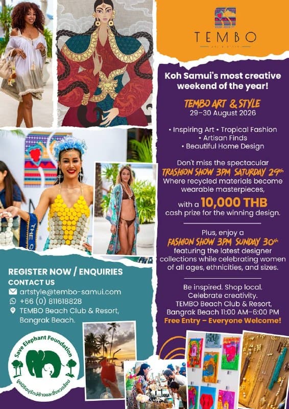 Выставка TEMBO Art & Style на Ко Самуи демонстрирует креативность острова