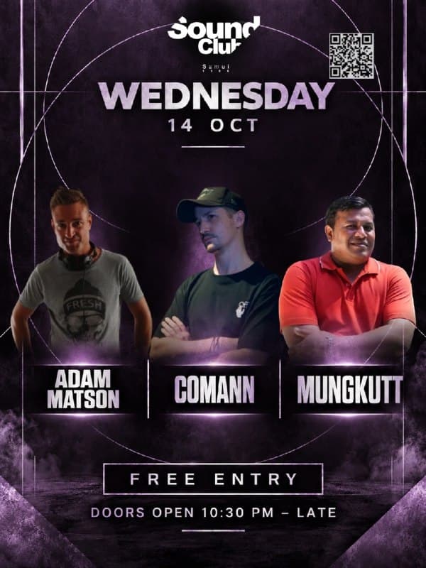 Live Music Night with Adam Matson, Comann, and Mungkutt at Sound Club