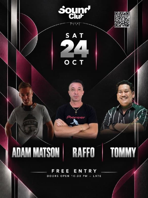 Free Entry Night at Sound Club with Adam Matson and Friends