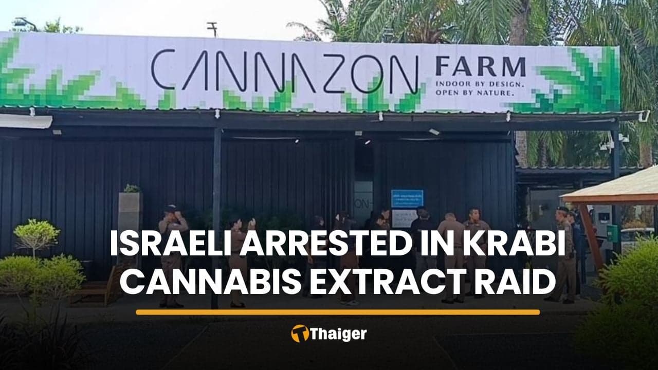 Israeli Man Arrested in Krabi for Operating Illegal Cannabis Extract Facility
