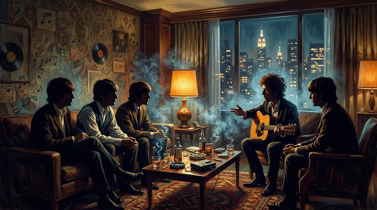 The Night That Changed Music: Beatles, Dylan, and a Hotel Room at the Delmonico