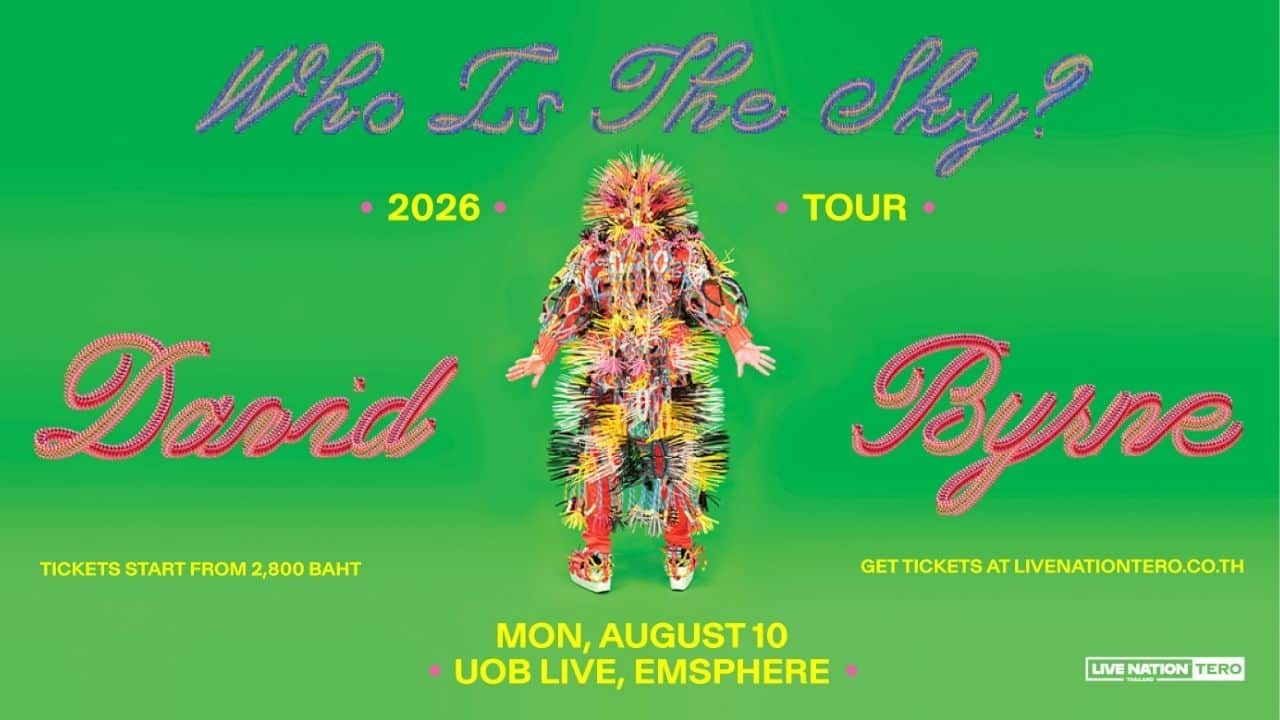 David Byrne to Perform in Bangkok with New Album Who Is The Sky