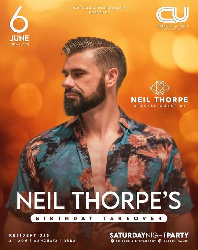 Neil Thorpe’s Birthday Party Lights Up CU Club This June