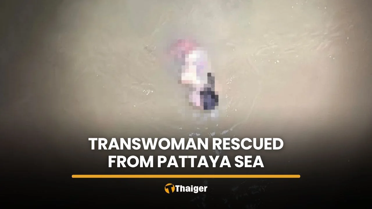 Transwoman rescued from Pattaya sea after cannabis use incident