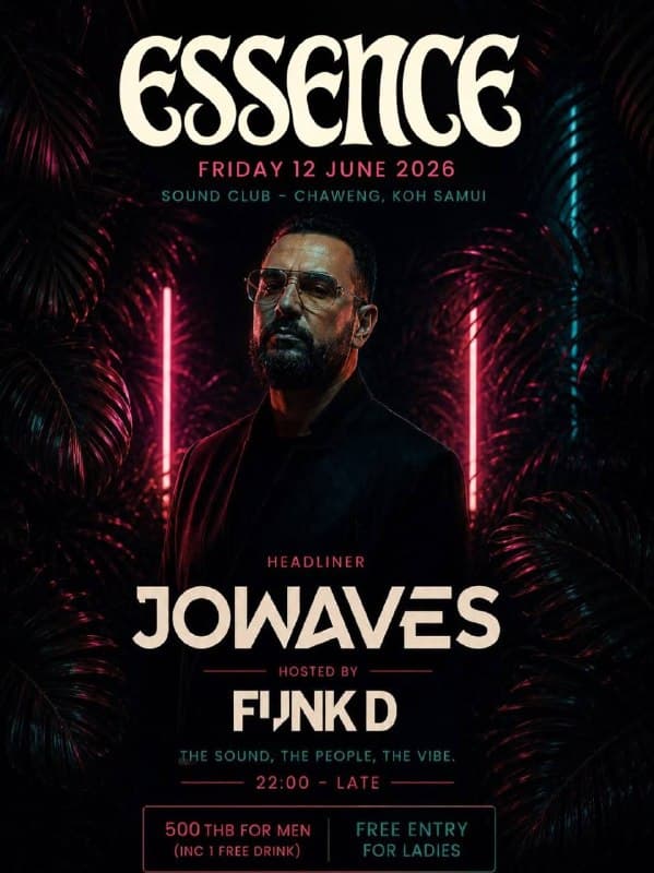 Experience Premium Nightlife with ESSENCE Featuring JoWaves at Sound Club