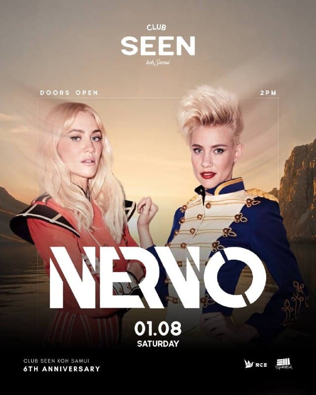NERVO Brings Double Trouble to Club SEEN's 6th Anniversary Beach Party
