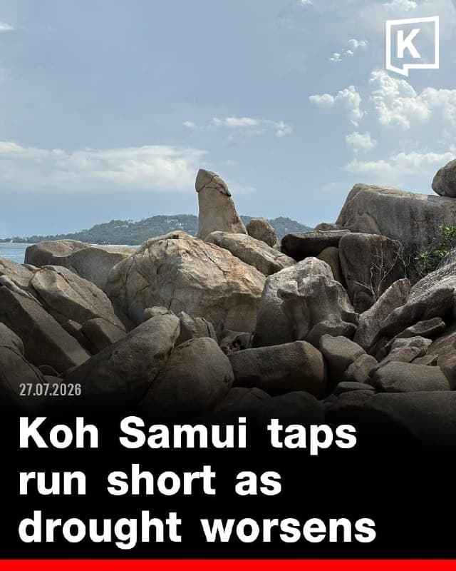 Samui Faces Water Shortage Amid Prolonged Drought Conditions
