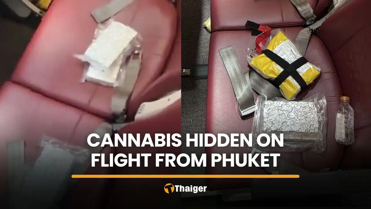 Cannabis Hidden on Flight from Phuket Seized at Indian Airport