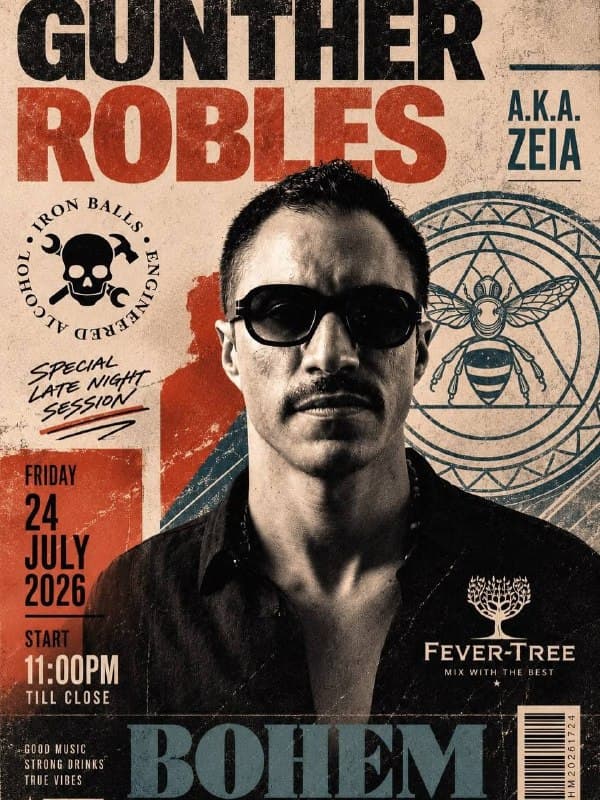 Gunther Robles Spins Late Night Set at Bar Bohem on Koh Samui