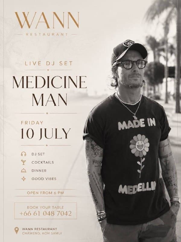 Live DJ Set and Cocktails at Wann Restaurant This Friday