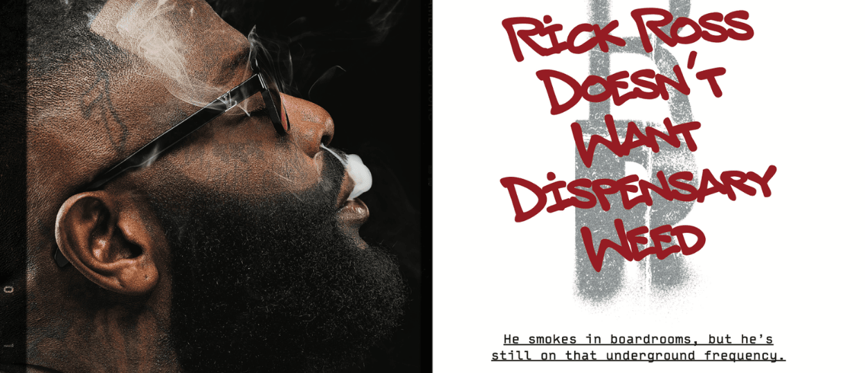 Rick Ross Rejects Dispensary Cannabis, Champions Black Market Quality
