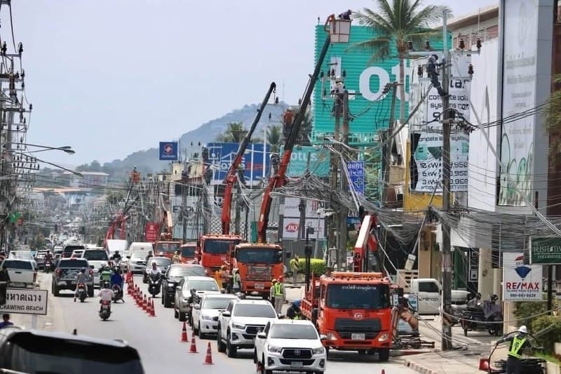 PEA Samui Enhances Power Lines to Boost Electricity Reliability