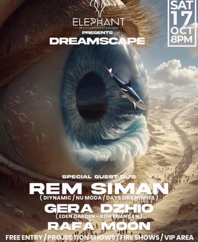 Dreamscape electro beats and fire shows at Elephant Beach Club