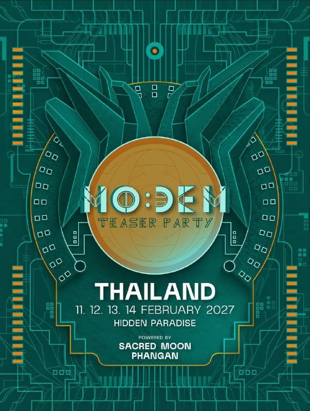 Mo:Dem Teaser Party Returns to Koh Phangan in February 2027